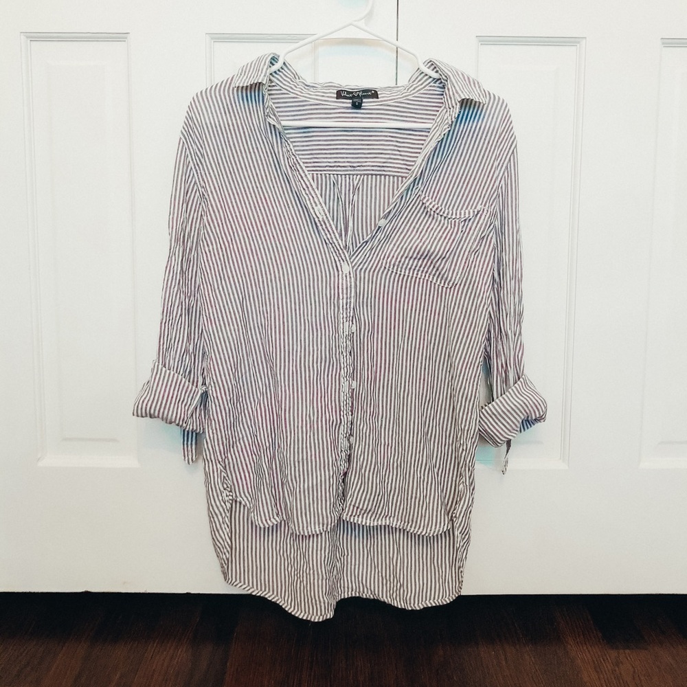 Velvet Heart Button Up Shirt